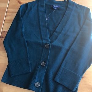 Chaps 3-button cardigan